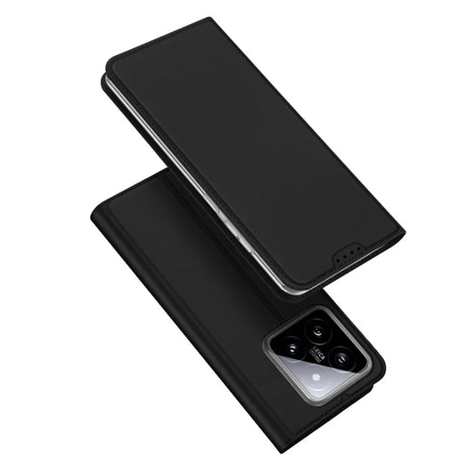 DUX DUCIS Skin Pro Series For Xiaomi 14 Case Card Holder Stand Phone Leather Cover