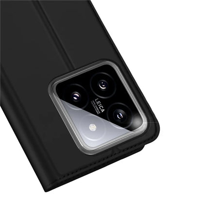 DUX DUCIS Skin Pro Series For Xiaomi 14 Case Card Holder Stand Phone Leather Cover