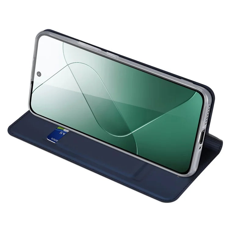DUX DUCIS Skin Pro Series For Xiaomi 14 Case Card Holder Stand Phone Leather Cover