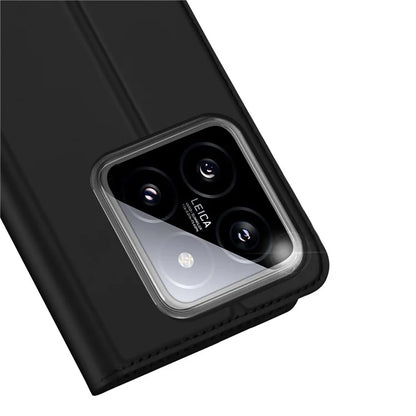 DUX DUCIS Skin Pro Series For Xiaomi 14 Pro Case Leather Phone Cover with Card Slot