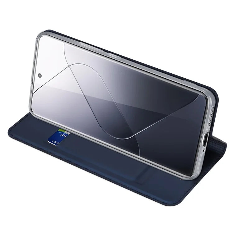 DUX DUCIS Skin Pro Series For Xiaomi 14 Pro Case Leather Phone Cover with Card Slot
