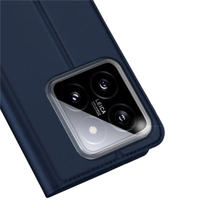 DUX DUCIS Skin Pro Series For Xiaomi 14 Pro Case Leather Phone Cover with Card Slot