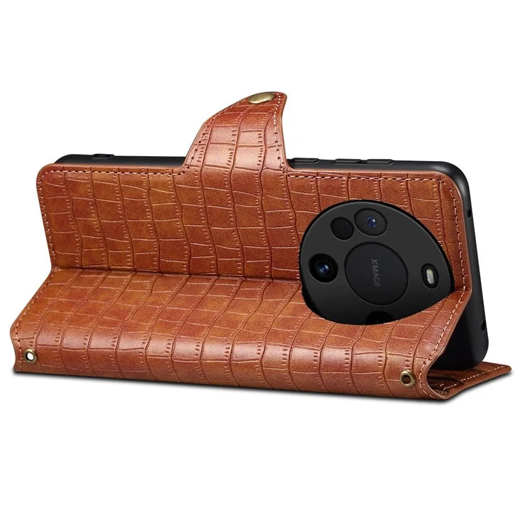 For Huawei Mate 60 Pro Case Stand Wallet Drop-proof Leather Cover