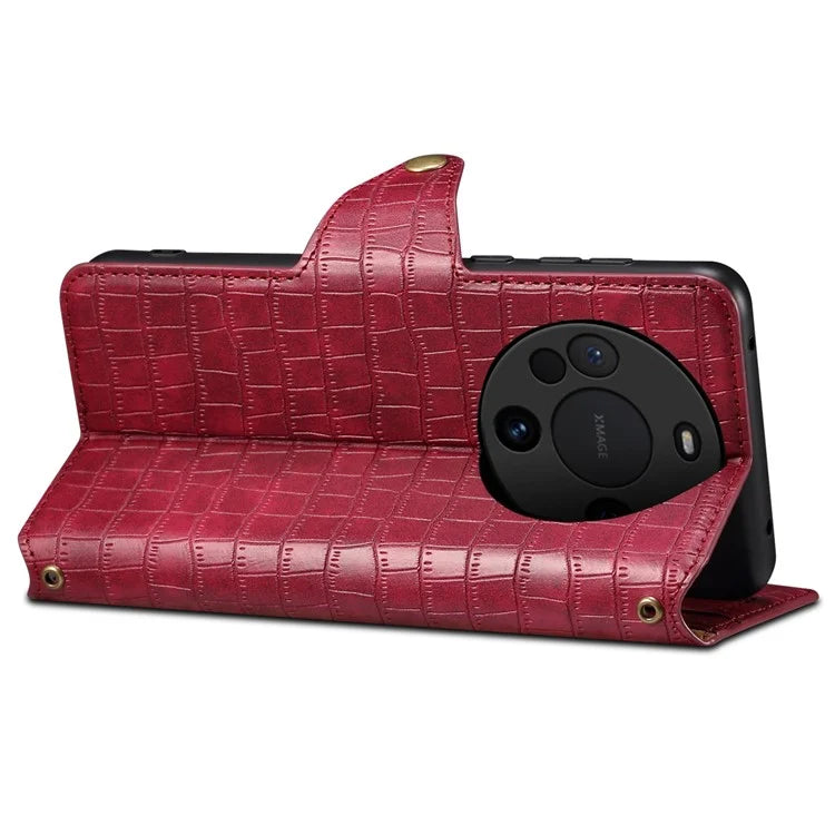 For Huawei Mate 60 Pro Case Stand Wallet Drop-proof Leather Cover