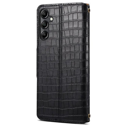 For Samsung Galaxy S23 FE Case Crocodile Texture Stand Full Protection Cover