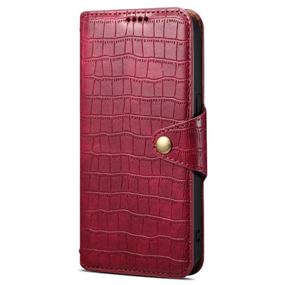 For Samsung Galaxy S23 FE Case Crocodile Texture Stand Full Protection Cover