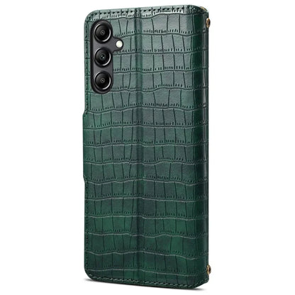 For Samsung Galaxy S23 FE Case Crocodile Texture Stand Full Protection Cover