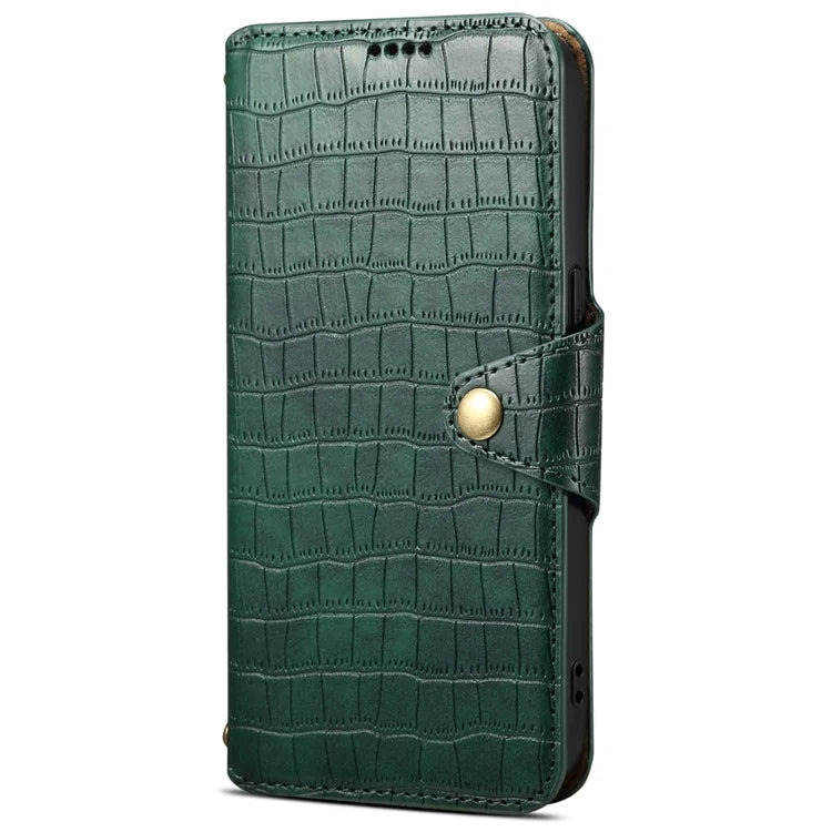 For Huawei Mate 60 Case Crocodile Texture Phone Cover with Wallet Stand