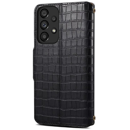 For Samsung Galaxy A33 5G Case Crocodile Texture Wallet Phone Cover