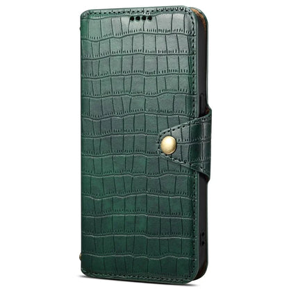 For Samsung Galaxy A33 5G Case Crocodile Texture Wallet Phone Cover