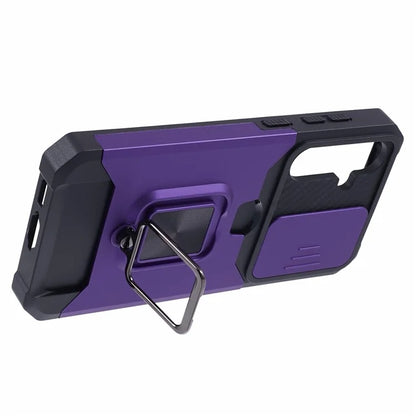 For Samsung Galaxy S24+ Kickstand Cover Camera Protection Phone Case