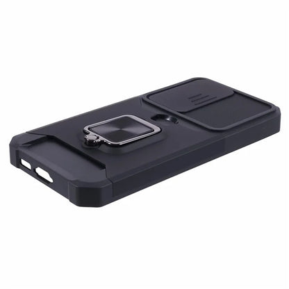 For Samsung Galaxy S24 Case with Slide Camera Cover Kickstand Phone Protector