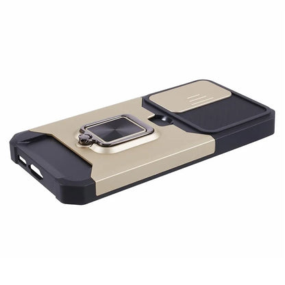 For Samsung Galaxy S24 Case with Slide Camera Cover Kickstand Phone Protector