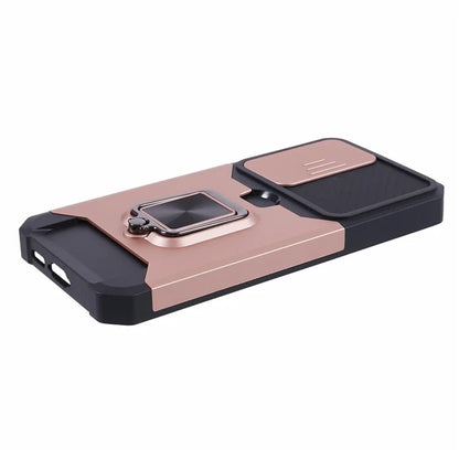 For Samsung Galaxy S24 Case with Slide Camera Cover Kickstand Phone Protector