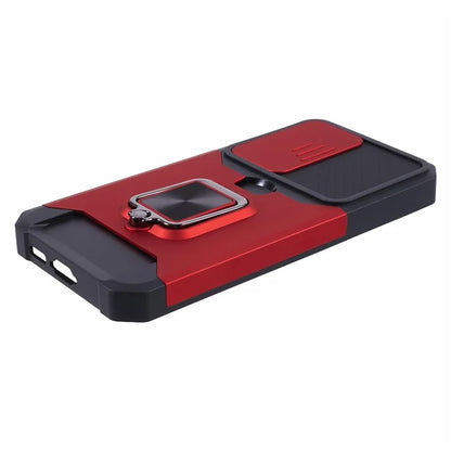 For Samsung Galaxy S24 Case with Slide Camera Cover Kickstand Phone Protector