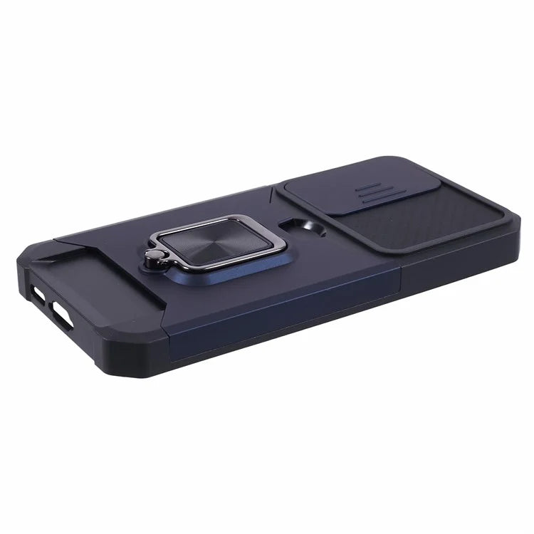 For Samsung Galaxy S24 Case with Slide Camera Cover Kickstand Phone Protector