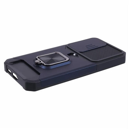 For Samsung Galaxy S24 Case with Slide Camera Cover Kickstand Phone Protector