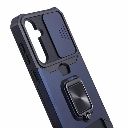 For Samsung Galaxy S24 Case with Slide Camera Cover Kickstand Phone Protector