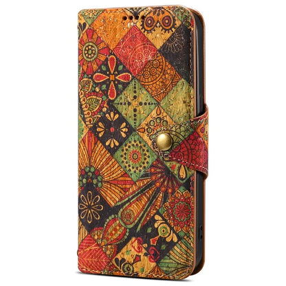 For Huawei Mate 60 Pro+ Case Flower Printing Folio Flip PU Leather Phone Cover