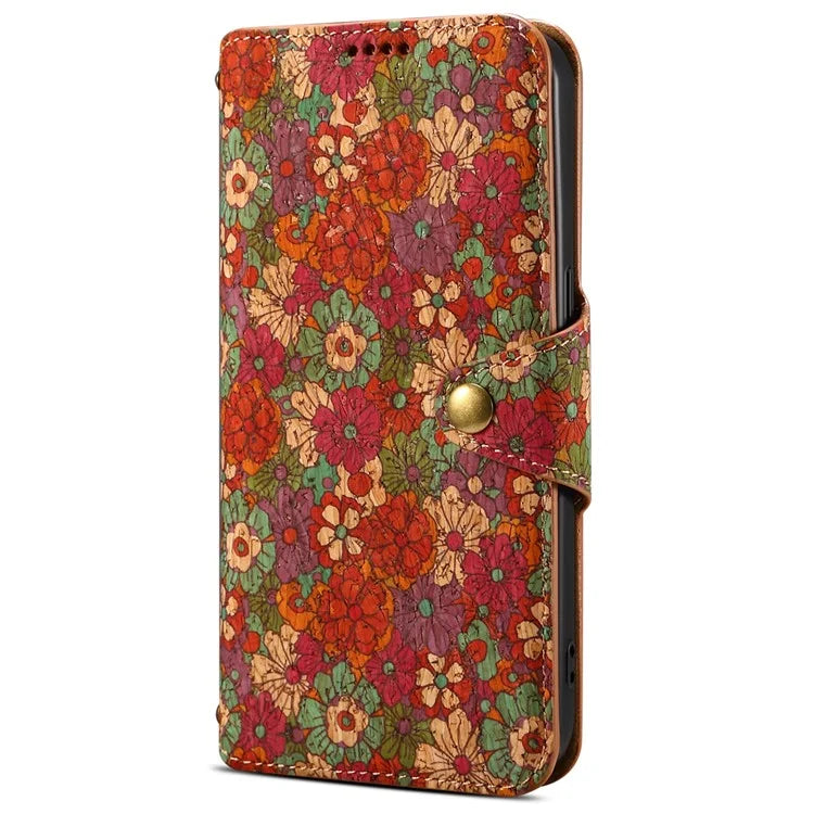For Huawei Mate 60 Pro+ Case Flower Printing Folio Flip PU Leather Phone Cover