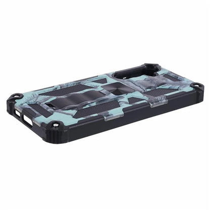 For Samsung Galaxy S23 FE Case Camouflage Kickstand Anti-drop Phone Cover
