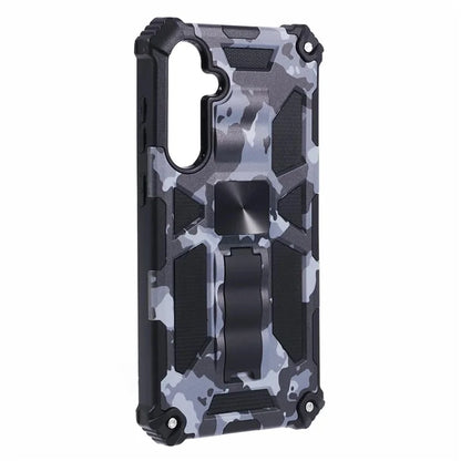 For Samsung Galaxy S23 FE Case Camouflage Kickstand Anti-drop Phone Cover