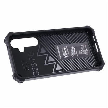 For Samsung Galaxy S23 FE Case Camouflage Kickstand Anti-drop Phone Cover