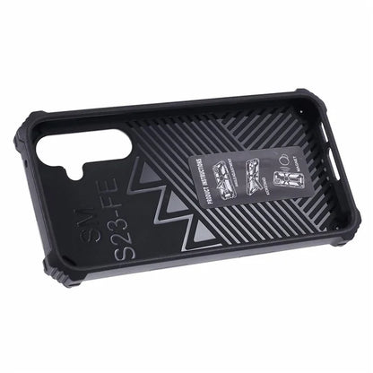 For Samsung Galaxy S23 FE Case Camouflage Kickstand Anti-drop Phone Cover