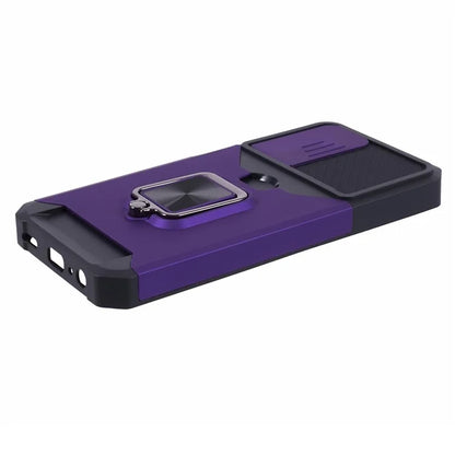 For Samsung Galaxy A15 5G Case PC+TPU Card Holder Phone Kickstand Cover
