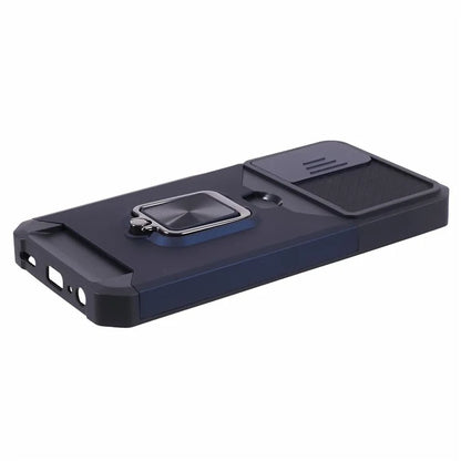 For Samsung Galaxy A15 5G Case PC+TPU Card Holder Phone Kickstand Cover