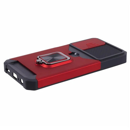 For Samsung Galaxy A15 5G Case PC+TPU Card Holder Phone Kickstand Cover