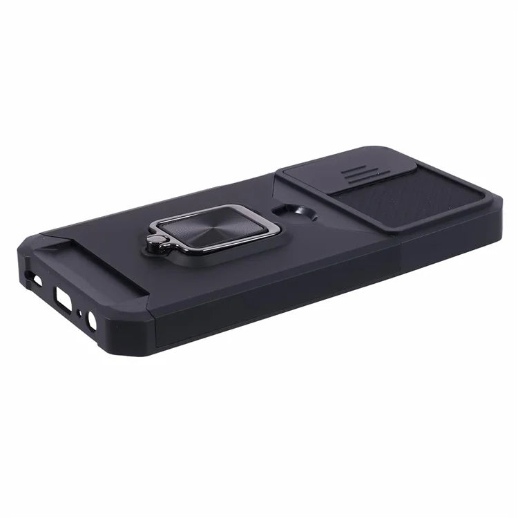 For Samsung Galaxy A15 5G Case PC+TPU Card Holder Phone Kickstand Cover