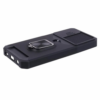 For Samsung Galaxy A15 5G Case PC+TPU Card Holder Phone Kickstand Cover