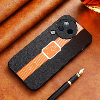 KADEM For Xiaomi Civi 3 5G Case Scratch Resistant PU Leather+TPU+Acrylic Cover