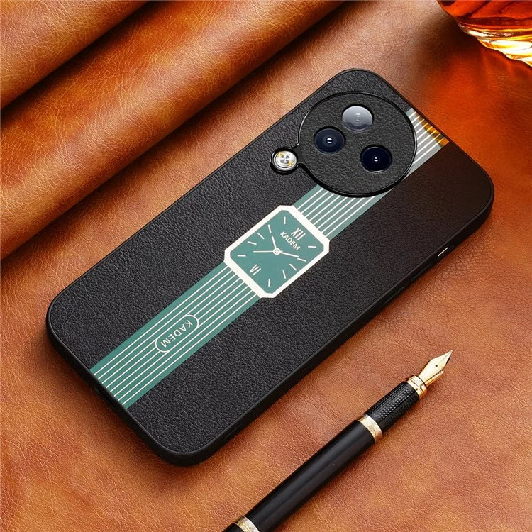 KADEM For Xiaomi Civi 3 5G Case Scratch Resistant PU Leather+TPU+Acrylic Cover