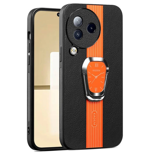 KADEM For Xiaomi Civi 3 5G Case Kickstand Shell PU Leather Coated TPU+Acrylic Phone Cover