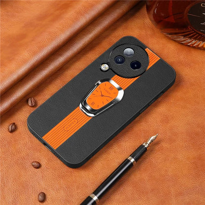 KADEM For Xiaomi Civi 3 5G Case Kickstand Shell PU Leather Coated TPU+Acrylic Phone Cover
