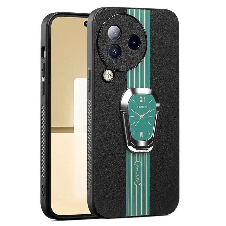 KADEM For Xiaomi Civi 3 5G Case Kickstand Shell PU Leather Coated TPU+Acrylic Phone Cover
