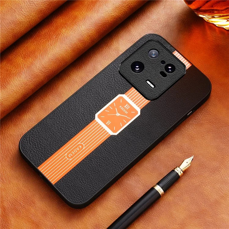 KADEM For Xiaomi 13 Pro 5G Case Drop Proof PU Leather+TPU+Acrylic Cover