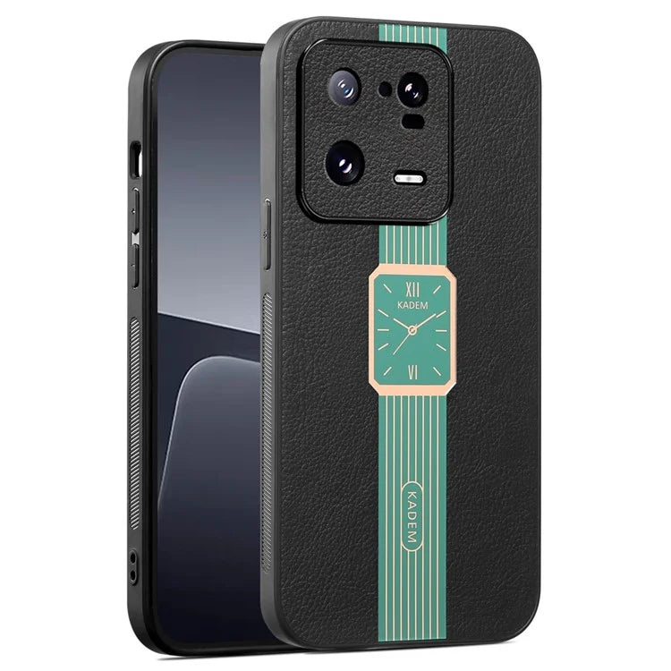 KADEM For Xiaomi 13 Pro 5G Case Drop Proof PU Leather+TPU+Acrylic Cover