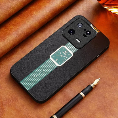 KADEM For Xiaomi 13 Pro 5G Case Drop Proof PU Leather+TPU+Acrylic Cover