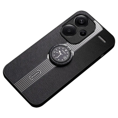 KADEM For Xiaomi Redmi Note 13 Pro+ Case PU Leather+TPU+Acrylic Anti-collision Phone Cover
