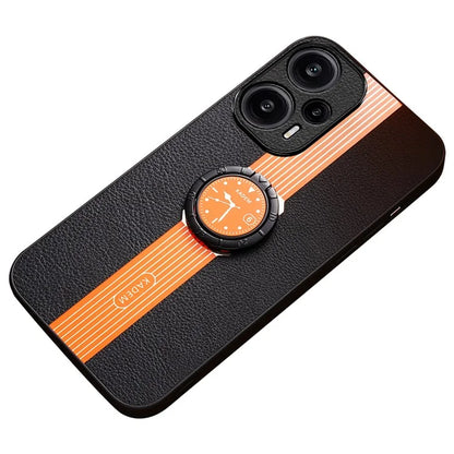 KADEM For Xiaomi Redmi Note 12 Turbo / Poco F5 5G Case Phone Leather+TPU+Acrylic Anti-fall Cover