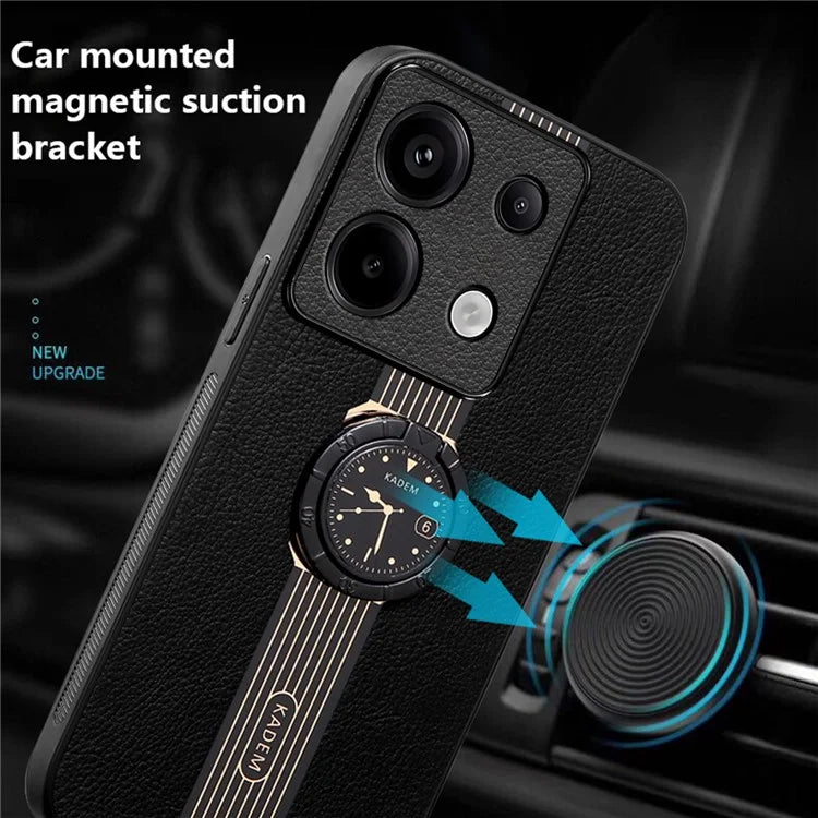 KADEM For Xiaomi Redmi Note 13 5G Case Rotation Kickstand Protective Phone Cover