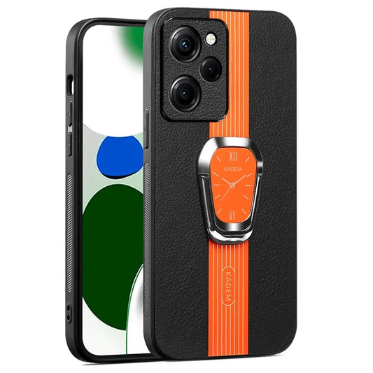 KADEM For Xiaomi Redmi Note 12 Pro Speed 5G / Poco X5 Pro 5G Phone Case PU Leather+TPU+Acrylic Back Shell Cover
