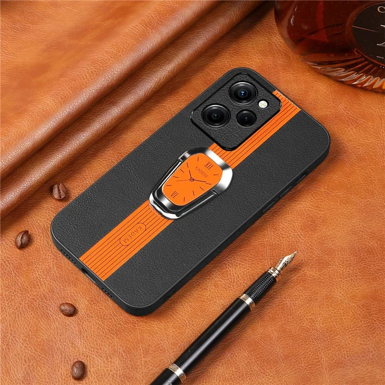 KADEM For Xiaomi Redmi Note 12 Pro Speed 5G / Poco X5 Pro 5G Phone Case PU Leather+TPU+Acrylic Back Shell Cover