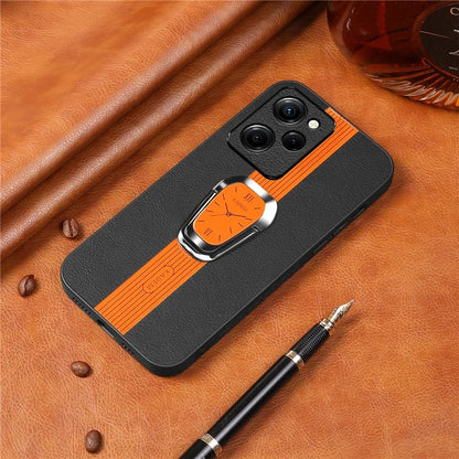 KADEM For Xiaomi Redmi Note 12 Pro Speed 5G / Poco X5 Pro 5G Phone Case PU Leather+TPU+Acrylic Back Shell Cover