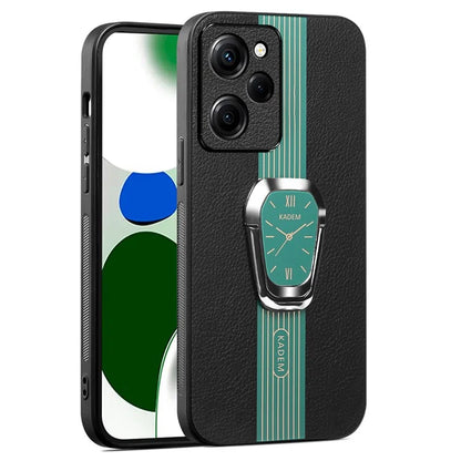 KADEM For Xiaomi Redmi Note 12 Pro Speed 5G / Poco X5 Pro 5G Phone Case PU Leather+TPU+Acrylic Back Shell Cover