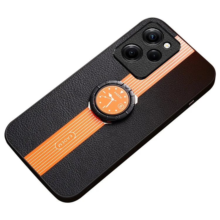 KADEM For Xiaomi Redmi Note 12 Pro Speed 5G / Poco X5 Pro 5G Case Kickstand Leather Phone Back Cover