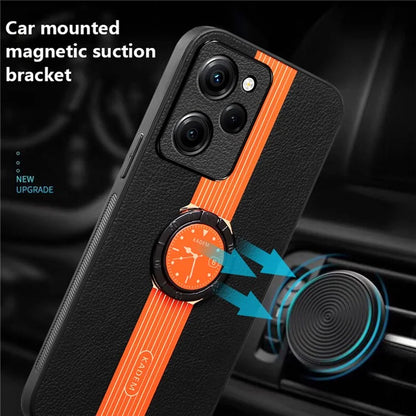 KADEM For Xiaomi Redmi Note 12 Pro Speed 5G / Poco X5 Pro 5G Case Kickstand Leather Phone Back Cover